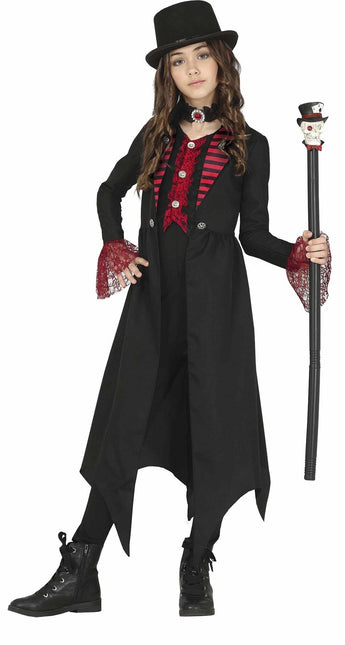 Gothic Halloween Kostuum Meisje Rood