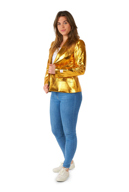 Goud Blazer Dames OppoSuits