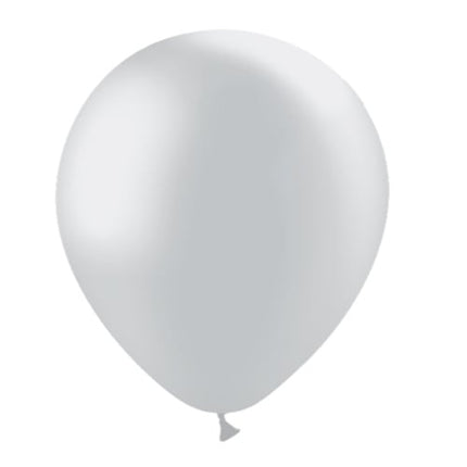 Zilveren Ballonnen Metallic 30cm 50st