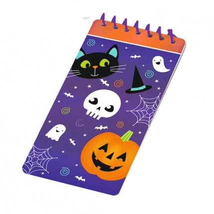 Halloween Uitdeelcadeautjes Boekjes 10cm 4st