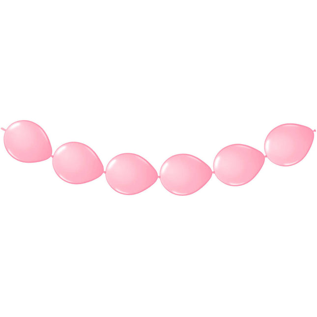 Roze Ballonnenslinger 3m 8st