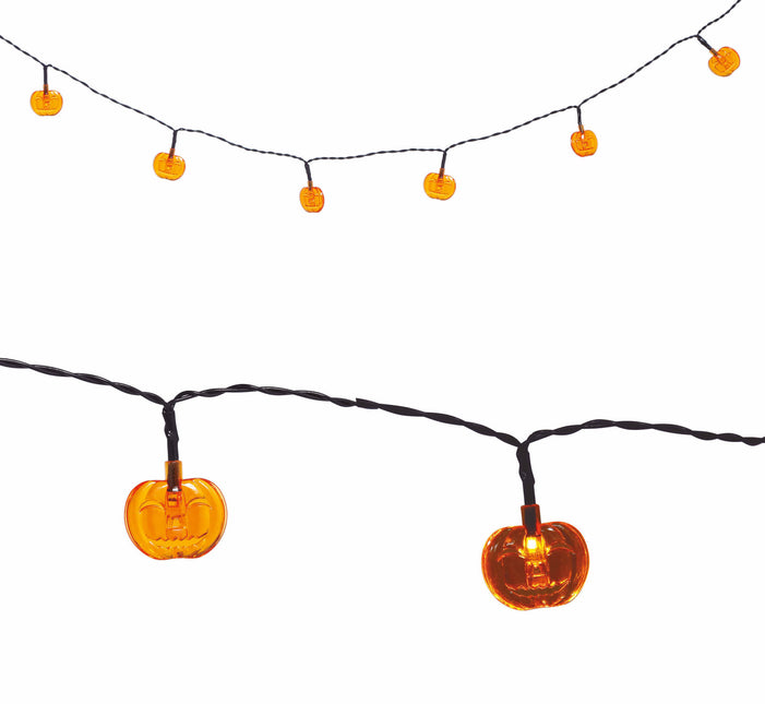 Halloween Lichtslinger LED Pompoenen 1,55m