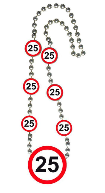 Ketting 25 Jaar Verkeersbord