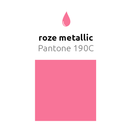 Roze Ballonnen Metallic 25cm 10st