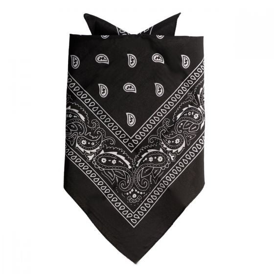 Zwarte Bandana 55cm