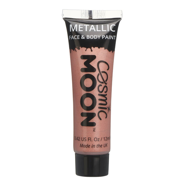 Cosmic Moon Metallic Face Paint Rose Gold 12ml