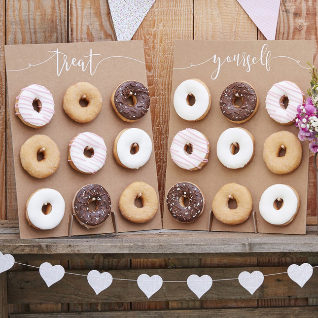 Tafeldecoratie Donut Standaard 42cm 2st