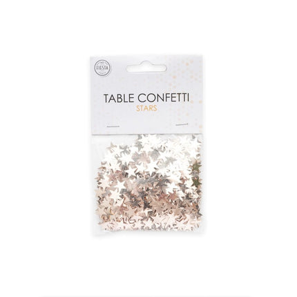 Tafelconfetti Ster Rose Goud