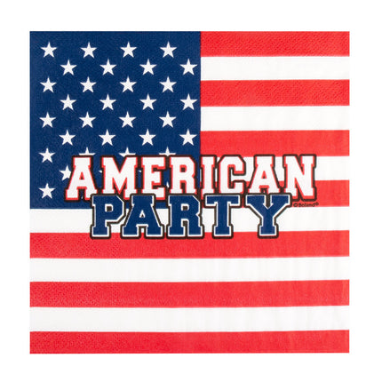 Servetten American Party Papier 33cm