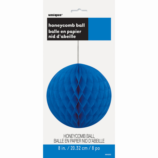 Honeycomb Bol Blauw 20cm