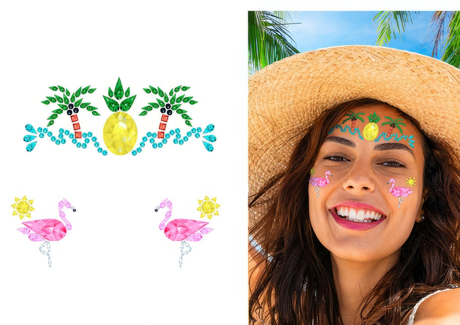 Hawaii Gezicht Stickers