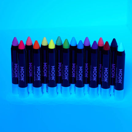 Moon Glow Intense Neon UV Body Crayons Intense Yellow 3.2g