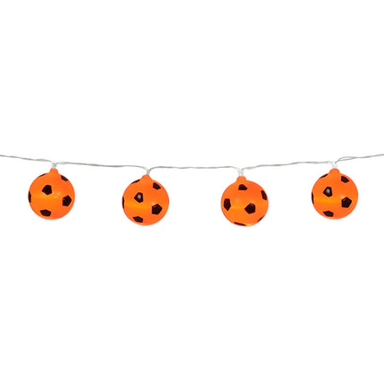 Lichtslinger LED Oranje Voetballen 1,4m