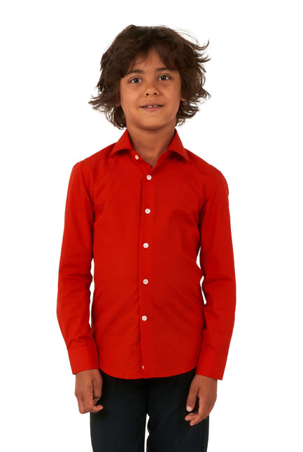 Rood Overhemd Jongen OppoSuits