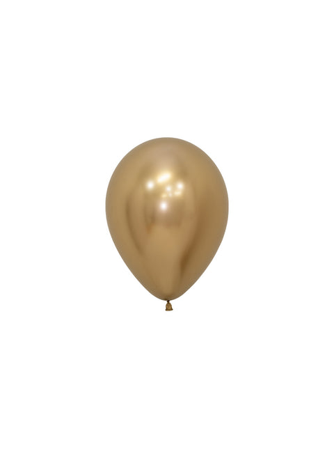 Ballonnen Reflex Gold 12cm 50st