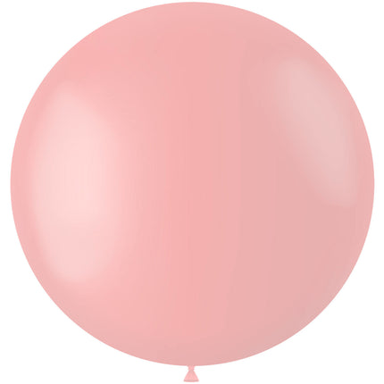 Lichtroze Ballon Powder Pink 80cm