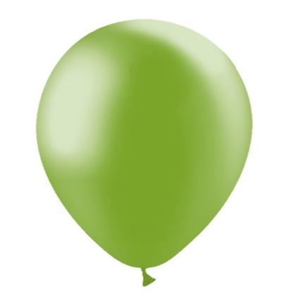 Groene Ballonnen Metallic 30cm 50st