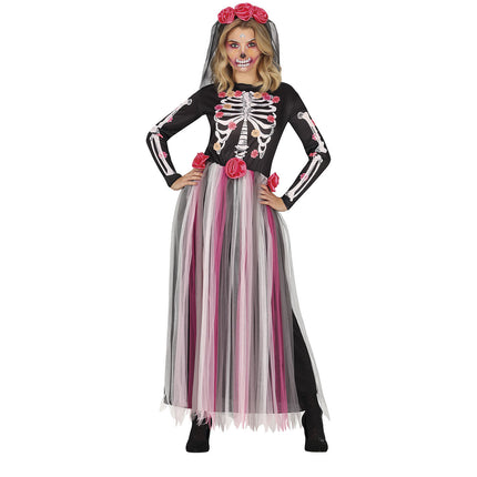 Catrina Halloween jurk Dames