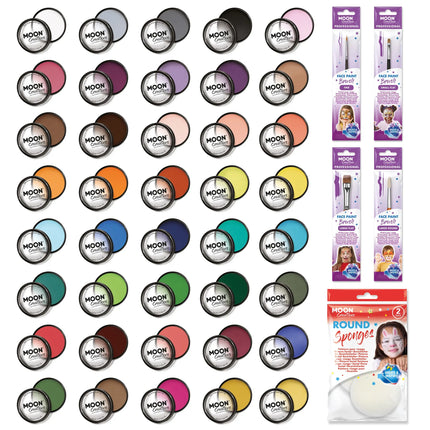 Moon Creations Pro Face Paint Cake Pots Purple 36g