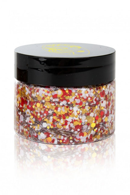 PXP Chunky Glitter Creme Big Red/White/Yellow 40ml