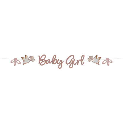 Geboorte Letterslinger Babygirl 2m