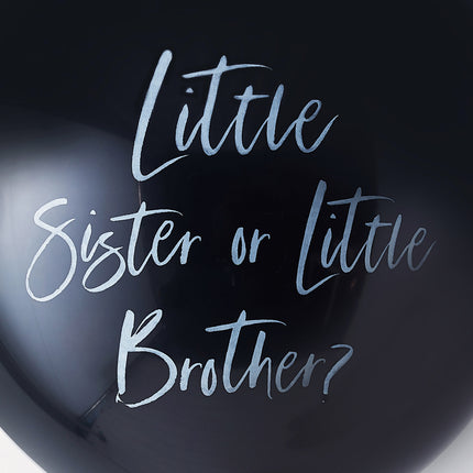 Gender Reveal Ballon Brother Or Sister 60cm