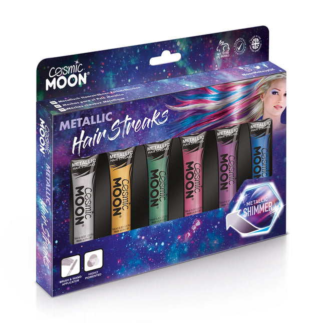 Cosmic Moon Metallic Hair Streaks Pink 15ml