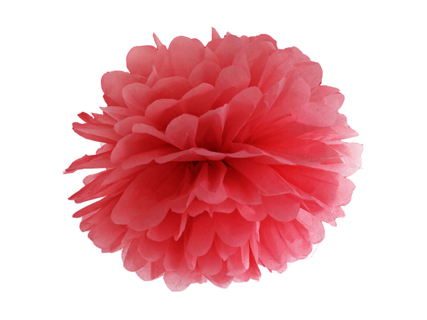 Pompon Rood 25cm