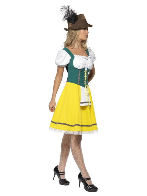 Dirndl Jurk Oktoberfest Geel