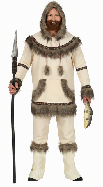 Eskimo Kostuum Heren Beige