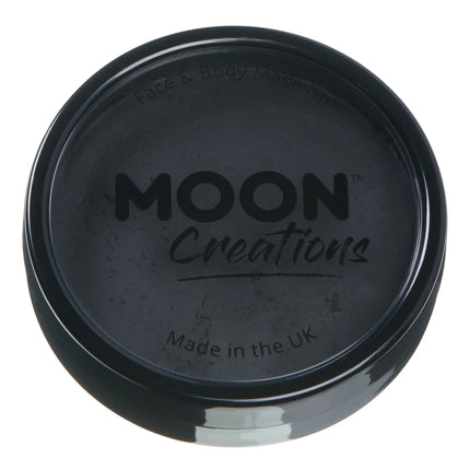 Moon Creations Pro Face Paint Cake Pots Black 36g