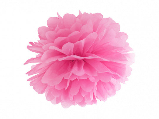 Pompon Roze 35cm