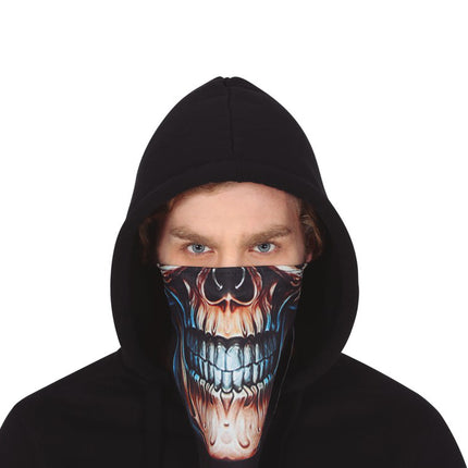 Halloween Bandana Masker Schedel Klittenband