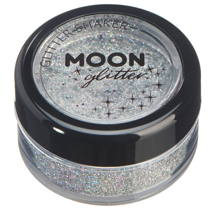 Moon Glitter Holographic Glitter Shakers Silver 5g