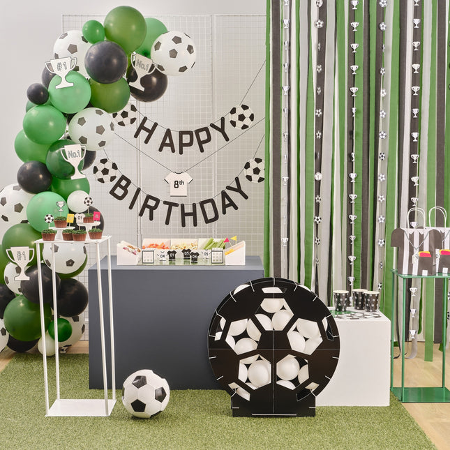 Voetbal Letterslinger Happy Birthday 1,5m