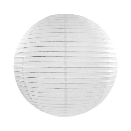 Witte Lampion Rond 35cm