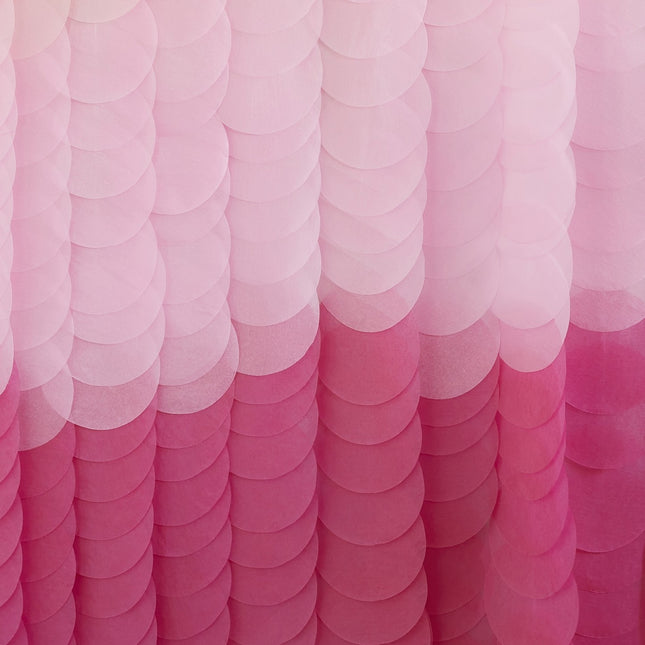 Roze Hangdecoratie Ombre 2m