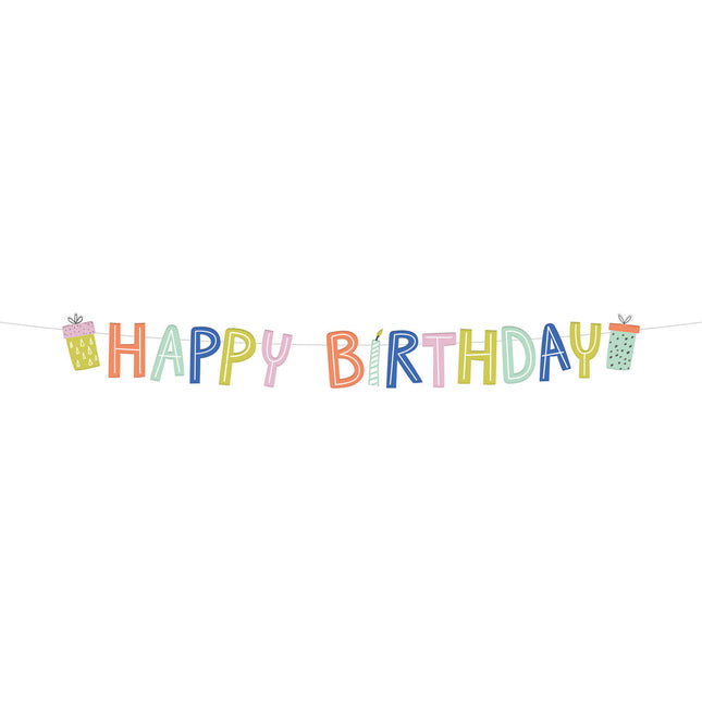 Happy Birthday Letterslinger Eco 1,5m