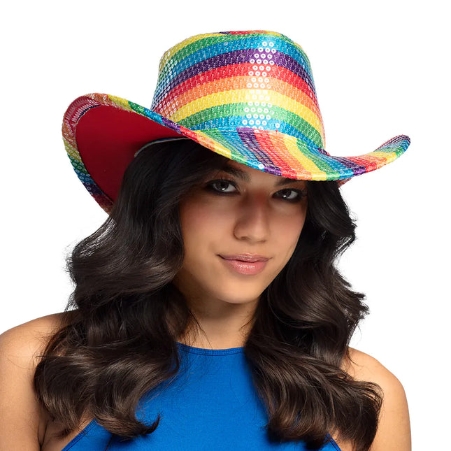 Hoed Regenboog Cowboy