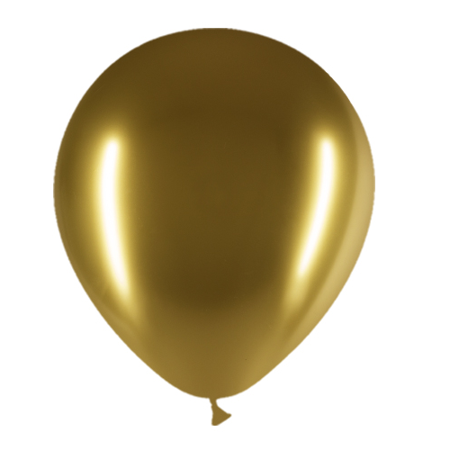 Gouden Ballonnen Chroom 30cm 50st