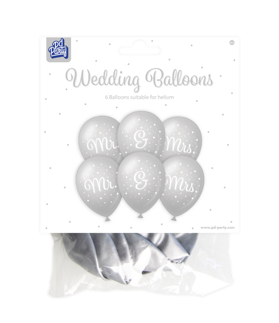 Bruiloft Ballonnen Mr & Mrs 30cm