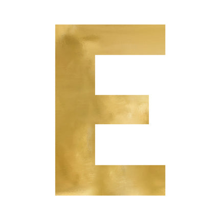 Spiegelletter E Goud 60cm