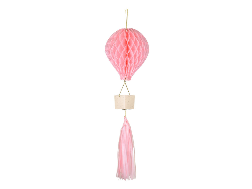 Roze Honeycomb Luchtballon