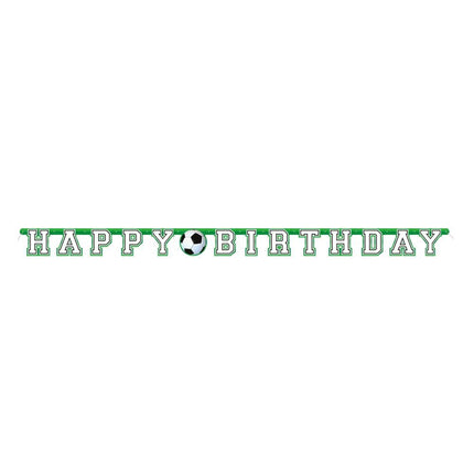 Voetbal Letterslinger Happy Birthday 2,13m