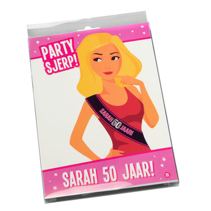 Sarah Sjerp 50 jaar