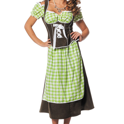 Groene Dirndl Jurk Oktoberfest Dames