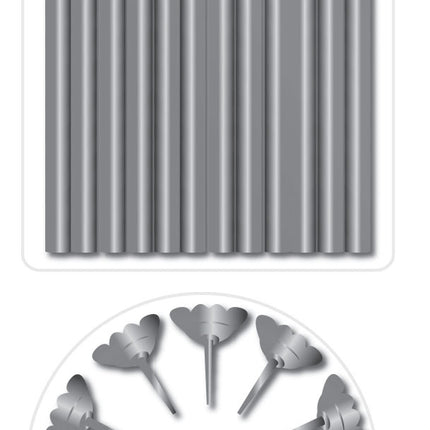 Zilveren Kaarsjes Houder 6cm 12st