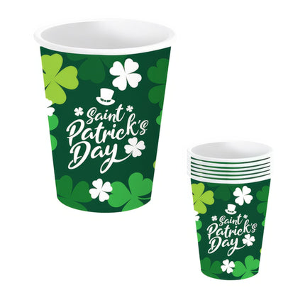 St. Patrick'S Day Bekers 240ml 6st