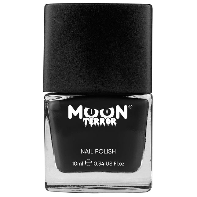 Moon Terror Halloween Nail Polish Midnight Black 14ml