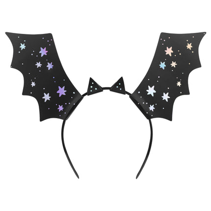 Halloween Haarband Vleermuis 23cm